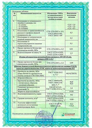 Техническое свидетельство Wandermode Беларусь плиты облицовочные - страница 4